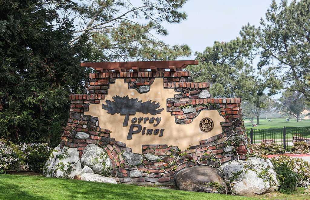 Sign at Torrey Pines Golf Course